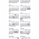 Calendario Chile 2014